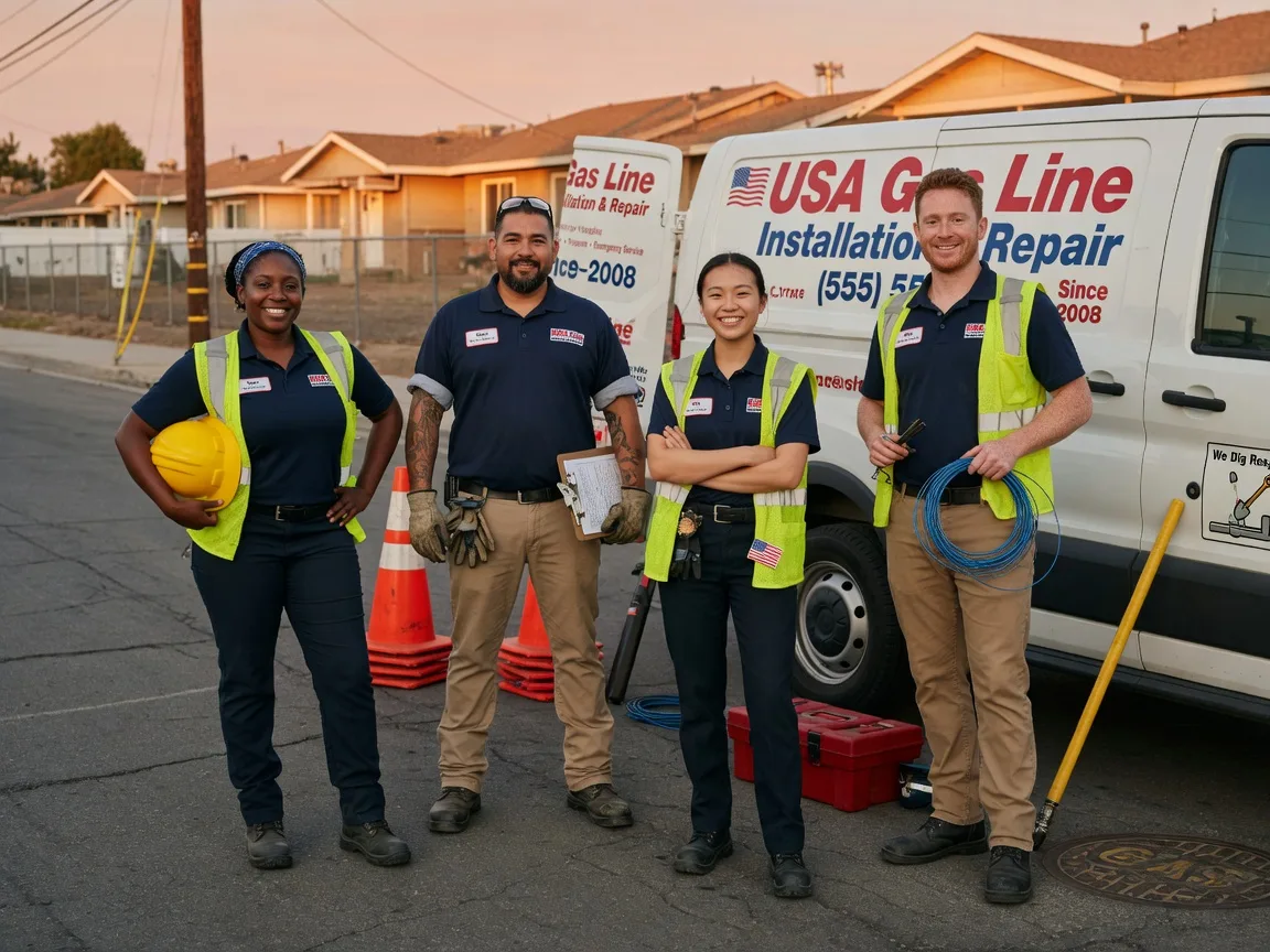 Gas Line Installation company in Saint Jacob, IL